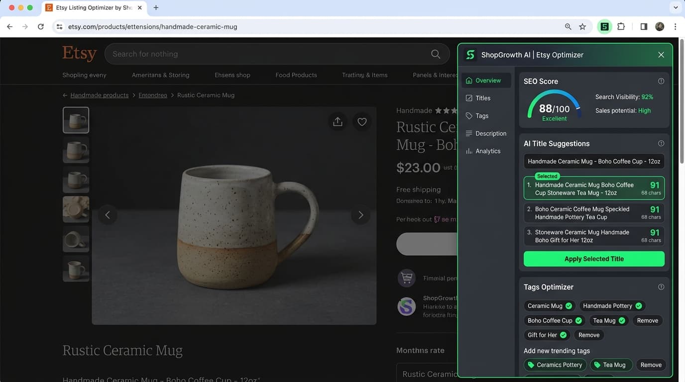 MakeBox Pro — Etsy AI Chrome Extension